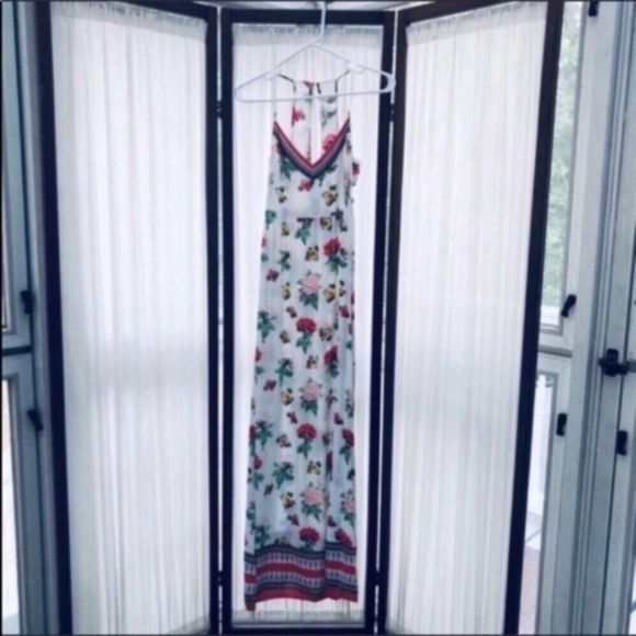 H&M Coachella Floral Cutout Boho Maxi Dress - Picture 3 of 8